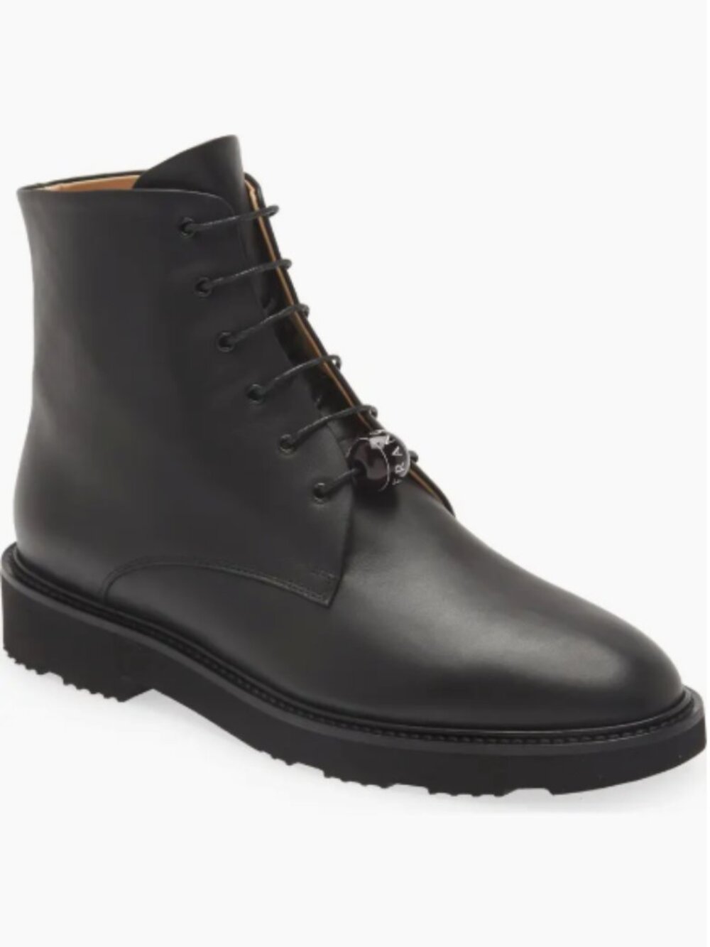 Dear Frances Black Park Lace-Up Boots (Size 38)